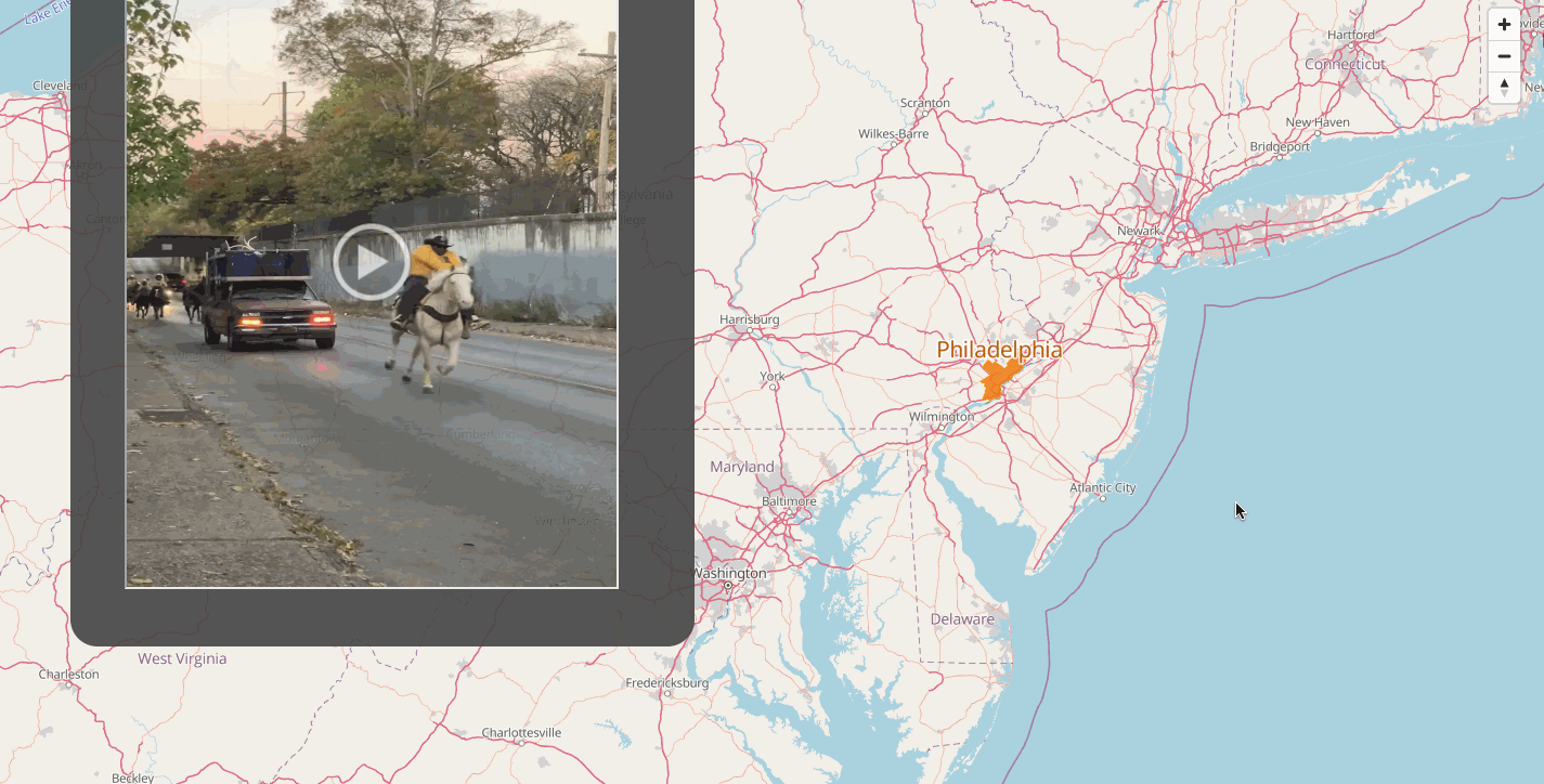 Barra de herramientas de zoom