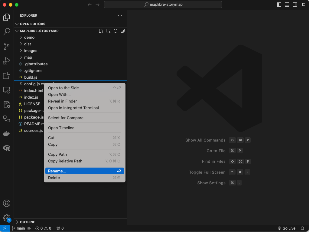 Abrir en Visual Studio Code