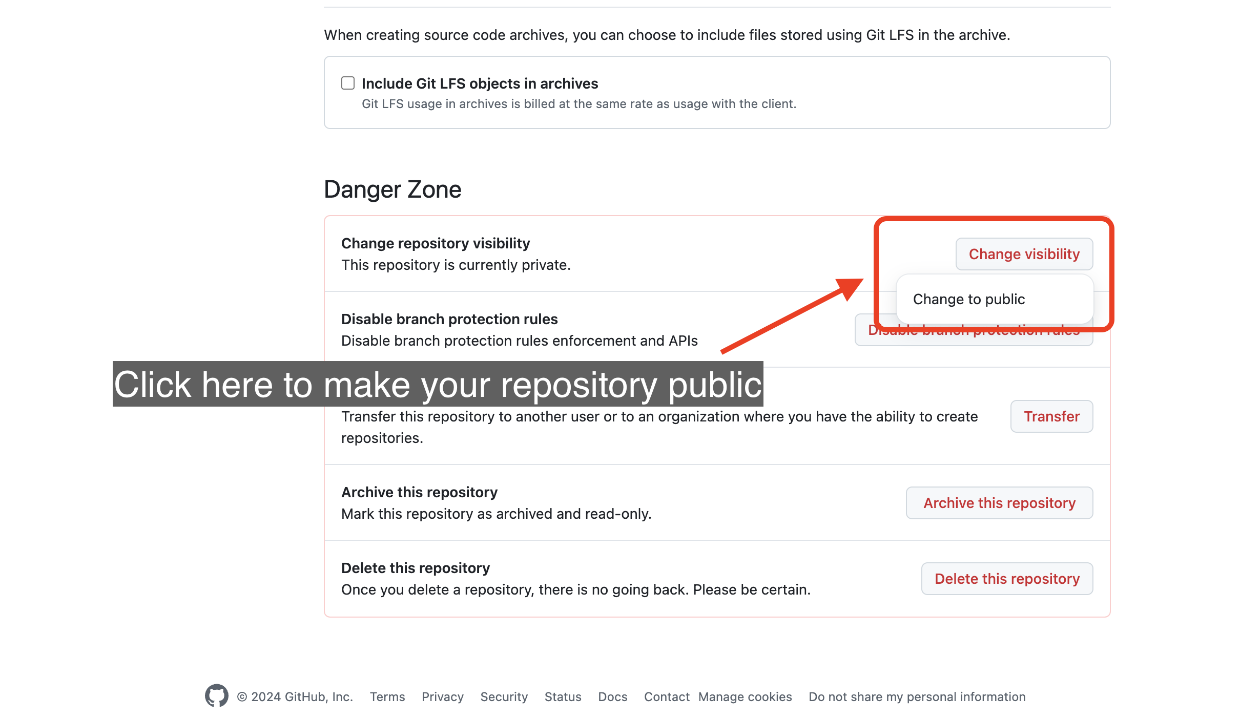 Captura de pantalla de Abrir en GitHub