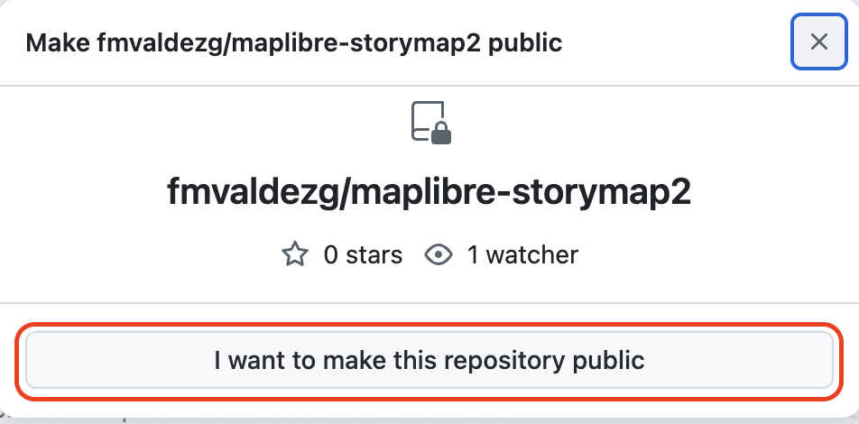 Captura de pantalla de Abrir en GitHub