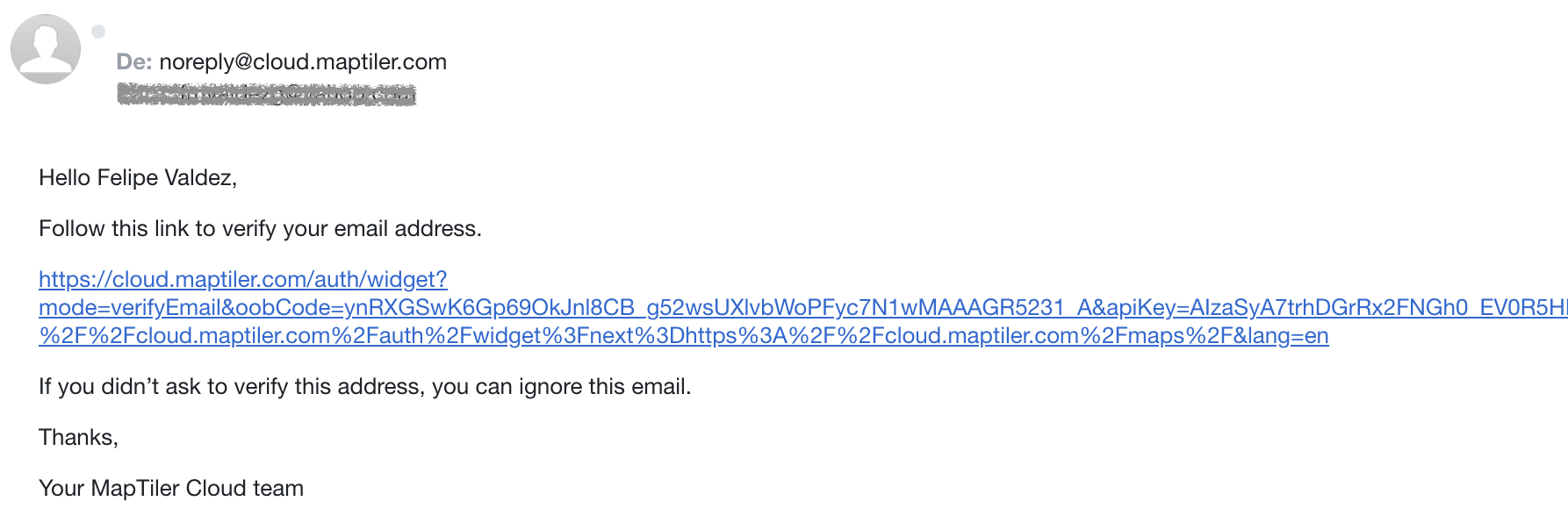 captura de pantalla de la página principal de Maptiler